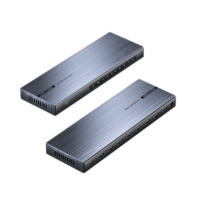 Сплиттер HDMI Vention AKQB0-EU <4K 1x8 HDMI Splitter Black Aluminum Alloy Type EU Standard>