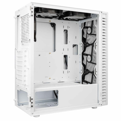 Корпус ПК без БП Kolink Observatory HF Glass ARGB Midi Tower Case - White