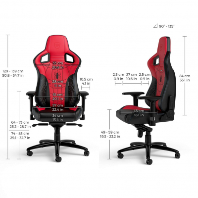 Игровое кресло Noblechairs EPIC Spider-Man Special Edition <Экокожа, подлокотник 4D, газлифт 4> Игровое кресло Noblechairs EPIC Spider-Man Special Edition <Экокожа, подлокотник 4D, газлифт 4>