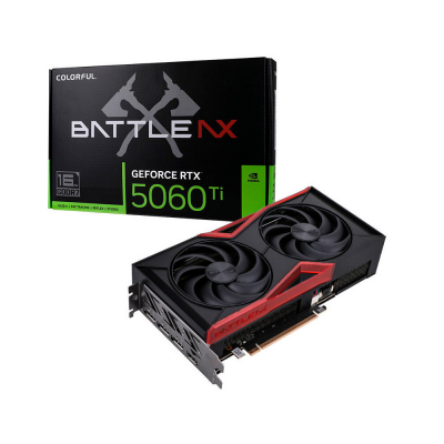 Видеокарта Colorful GeForce RTX 5060 Ti Battle AX DUO 16GB-V (HDMI/3DP, GDDR7/128-bit, 2xFan)