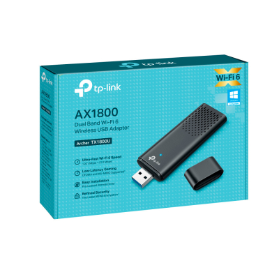 Двухдиапазонный беспроводной USB-адаптер Wi-Fi 6 TP-Link Archer TX1800U (EU)