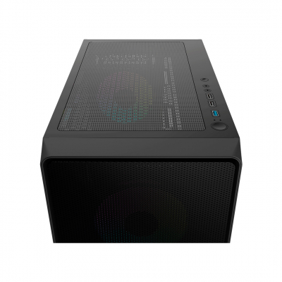 Корпус ПК без БП Ocypus Gamma C60 BK ARGB ATX/mATX/ITX 3xUSB Черный Gamma-C60-BKG400XX-GL