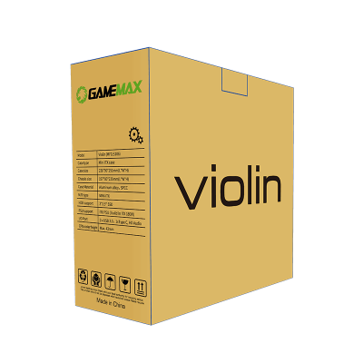 Корпус ПК с БП GameMax Violin Black <180W-PSU>