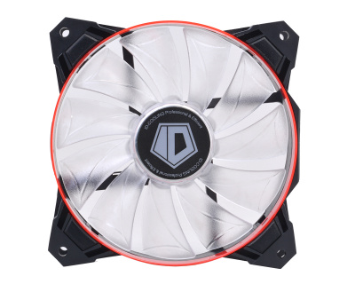Вентилятор для корпуса ID-Cooling SF-12025-R RED <LED, 120x120x25mm, 800~2000±10%RPM> Вентилятор для корпуса ID-Cooling SF-12025-R RED <LED, 120x120x25mm, 800~2000±10%RPM>