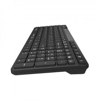 Клавиатура беспроводная A4tech Fstyler FBK27CAS Black <USB 2,4GHz, BT, ACC, BLACK>