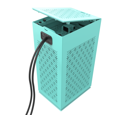 Корпус ПК без БП DarkFlash DLH21 NEO MINT <ITX, 1x3.5, 2xUSB 3.0, 1xType C, 238.8*175*412mm >