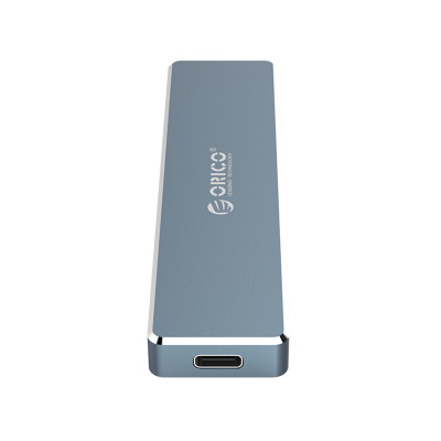 Внешний корпус NGFF M.2 SSD ORICO PVM2F-C3-GY-BP <USB3.1 Type-C, 5Gbps, 2 ТБ, 104*26*10mm>
