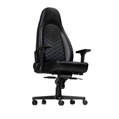 Игровое кресло Noblechairs ICON Black/Blue <Экокожа, подлокотник 4D, газлифт 4> Игровое кресло Noblechairs ICON Black/Blue <Экокожа, подлокотник 4D, газлифт 4>