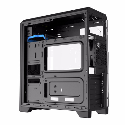 Корпус ПК без БП GameMax G562-RGB/Matrix <MidTower, 1x120mm-зад, 4x3.5, 2x2.5, 3xUSB, Audio>