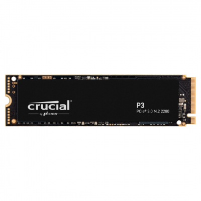 Твердотельный накопитель  500Gb SSD Crucial P3 3D NAND M2 PCIe NVMe R3500Mb/s W1900MB/s CT500P3SSD8