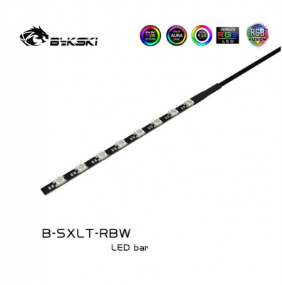 Элемент RBW (5В) подсветки (9 диодов) для резервуаров Bykski B-SXLT-180X9RBW
