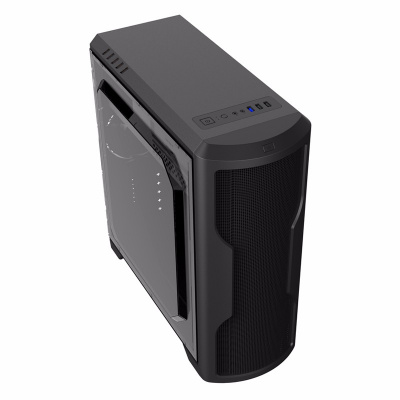 Корпус ПК без БП GameMax G562-RGB/Matrix <MidTower, 1x120mm-зад, 4x3.5, 2x2.5, 3xUSB, Audio>