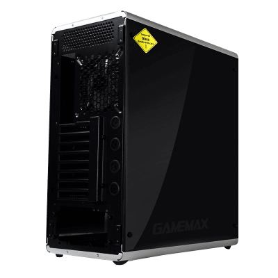 Корпус ПК без БП GameMax Raider X <ATX, 1x120mm, USB3.0x 2, USB2.0x 2, 3.5х3, PCI 8, 464x230x515mm>