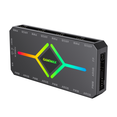Контроллер подсветки GameMax V4.0 ARGB+PWM HUB BK