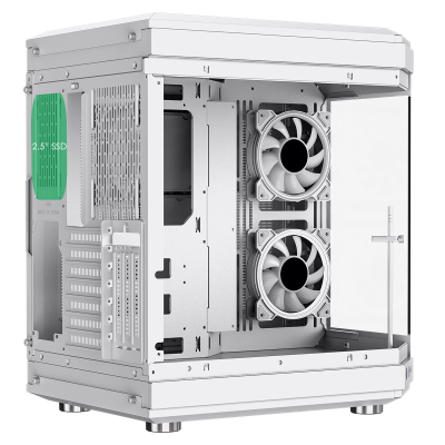 Корпус ПК без БП GameMax HYPE White <3x120FAN>