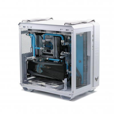 Компьютер S SMART Snowman <11700/ 32Gb/ SSD 500GB+1Tb NVMe/ RTX3080 10G/ Кастом СЖО>