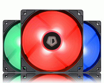 Вентилятор для корпуса ID-Cooling XF-12025-RGB-TRIO <комплект из 3шт+пульт, RGBLED, 120mm, 2000RPM>