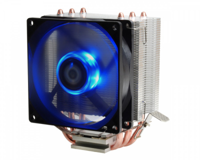 Вентилятор ID-Cooling SE-903-B <BLUE LED, 1151/1150/1155/1156/775/AM/FM, 90mm, 100W, 3PIN>