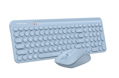 Клавиатура+мышь беспроводная A4tech Fstyler FG3300 Air Blue
