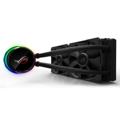 Жидкостная система охлаждения ASUS ROG RYUO 240 <2х120mm fan, RGB, BOX> Жидкостная система охлаждения ASUS ROG RYUO 240 <2х120mm fan, RGB, BOX>