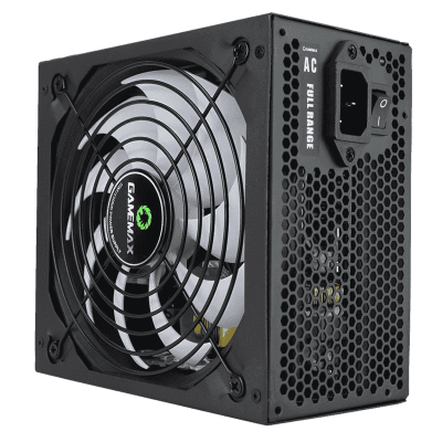 Блок питания ПК  650W GameMax GP-650<14cm fan, with APFC,1x24PIN,12V8pin(4+4),5xSATA,2xPCI-6+2PIN>