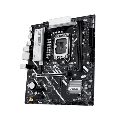 Материнская плата ASUS PRIME B860M-K, LGA1851 B860 2xDDR5 4xSATA 2xM.2 HDMI DP USB-C mATX