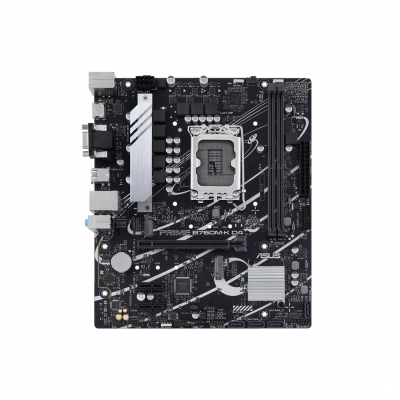 Материнская плата ASUS PRIME B760M-K D4, LGA1700 2xDDR4 4xSATA3 2xM.2 RAID VGA HDMI mATX