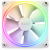 Вентилятор для корпуса NZXT F120RGB DUO белый Вентилятор для корпуса NZXT F120RGB DUO белый