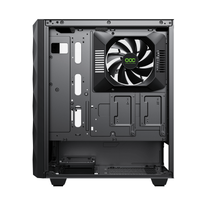 Корпус ПК без БП GameMax Diamond COC Black <MATX, 1x120FAN, 1x140COC>
