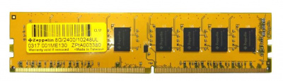 Оперативная память DDR4 PC-19200 (2400 MHz)  8Gb Zeppelin  <1Gx8, Gold PCB>
