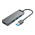 Хаб USB Vention CHLBD <4-Port USB 3.0 Hub With Power Supply 0.5M Gray Color box>
