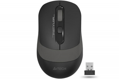 Мышь беспроводная A4tech Fstyler FG10-GREY <2.4GHz, AA, 2000DPI, USB>