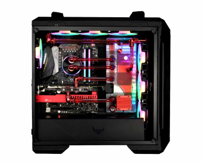 Плата для кейса ASUS TUF Gaming GT501 Bykski RGV-AS-GT501-P + помпа CP-PMD3COV-X