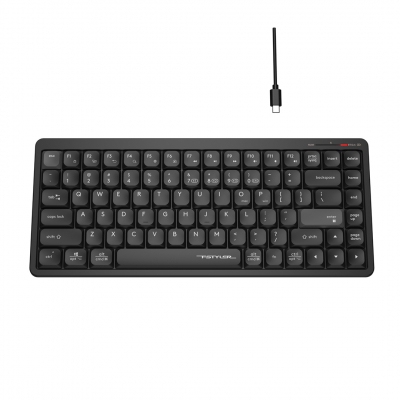 Клавиатура беспроводная A4tech Fstyler FBX53C Black <USB 2.4GHz, BT, ACC, BLACK>