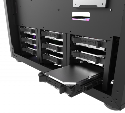 Корпус ПК без БП DarkFlash DF800 <EATX, 9x3.5, 7x2.5, 2xUSB 3.0, 2xUSB2.0, Audio, 552*271*771mm>