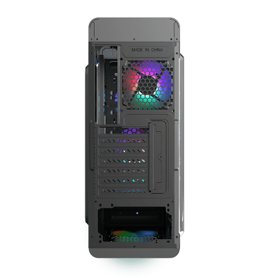 Корпус ПК без БП GameMax StarLight FRGB Black <ATX, 4x120mm, USB3.0x1, USB2.0x2, 205x470x440>