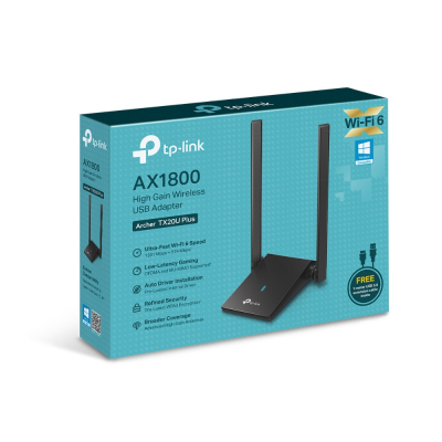 Сетевой адаптер беспроводной USB AX1800 Tp-Link Archer TX20U Plus