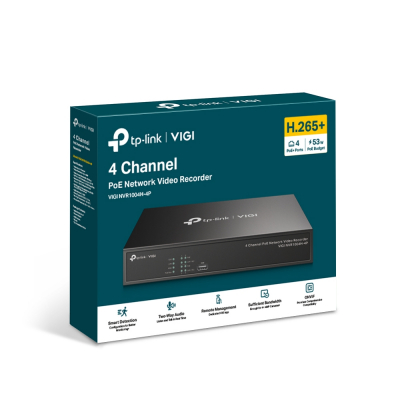 Цифровой видеорегистратор  4CH PoE+ TP-Link VIGI NVR1004H-4P