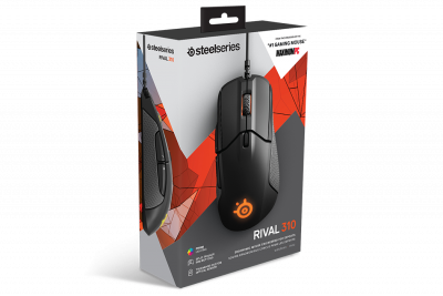 Мышь игровая Steelseries Rival 310 <62433, Optical, 12000 dpi, USB, Black>