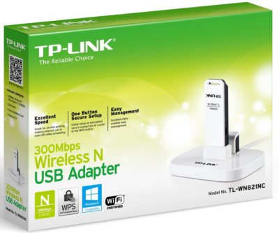 Беспроводной сетевой адаптер Tp-Link TL-WN821NC 