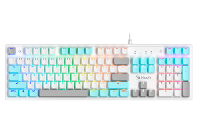 Клавиатура игровая Bloody S520N ICY WHITE <USB, механическая, 1,8м> Клавиатура игровая Bloody S520N ICY WHITE <USB, механическая, 1,8м>