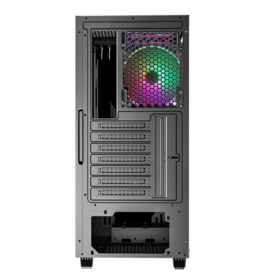 Корпус ПК без БП GameMax Revolt <ATX, 1x120mmRGB, USB2.0x2, USB3.0x1, 400x185x470mm>