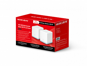 Домашняя Mesh Wi-Fi система AC1200 Mercusys Halo S12(2-Pack)