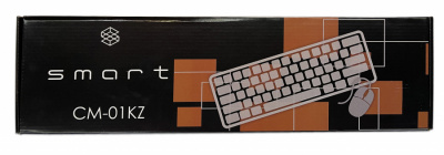 Клавиатура+мышь SMART CM-01KZ <USB, 150cm, BLACK> v2