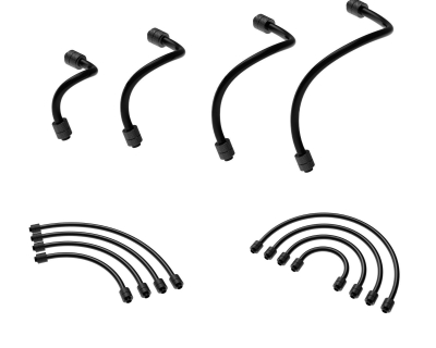 Мягкая трубка Bykski B-FRD-BHHTJ-X 500MM с фитингами для быстрого соединения.