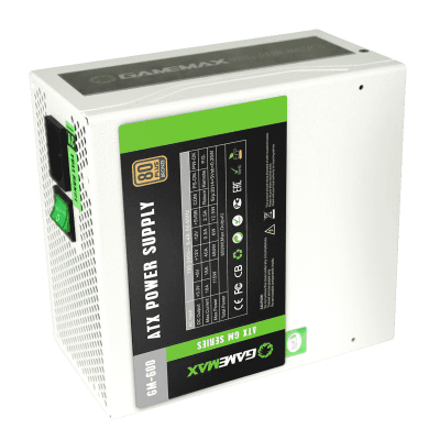 Блок питания ПК  600W GameMax GM-600 WT <85+ Bronze>