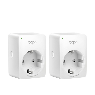 Умная мини Wi-Fi розетка Tapo P100(2-pack) комплект из двух устройств 
