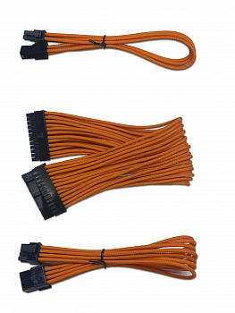 Кабель комплект питания ПК ORANGE <папа-мама, 24Pin*1, 8Pin*2, 4Pin*2, без фиксаторов>