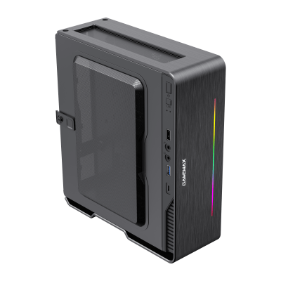 Корпус ПК с БП GameMax Violin Black <180W-PSU>