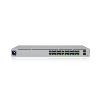 Коммутатор PoE управляемый L3 Ubiquiti USW-Pro-24-POE v2